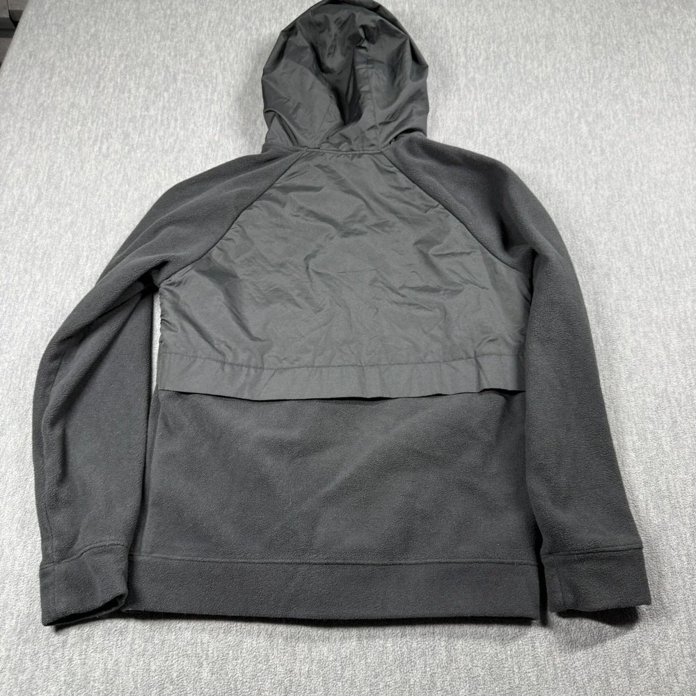 Nike 3 Brand Jacket Boys L Black Russell Wilson Therma Fit Fleece Hoodie Full Zi